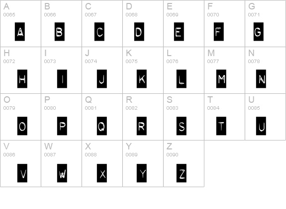 Typo Negative details - Free Fonts at FontZone.net