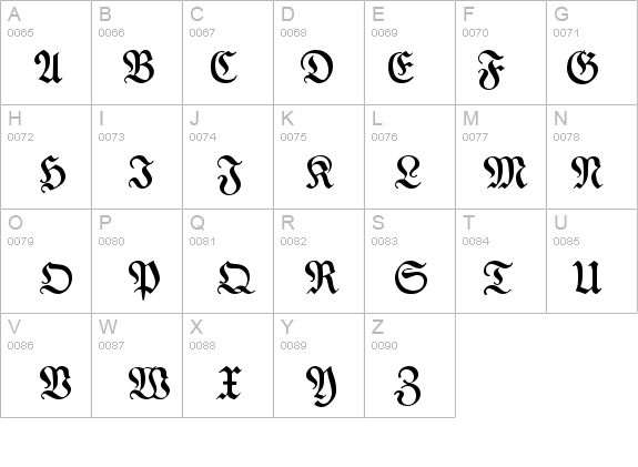 TypographerFraktur Medium details - Free Fonts at FontZone.net