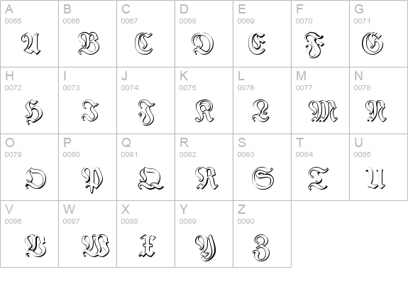 TypographerFraktur Shadow details - Free Fonts at FontZone.net