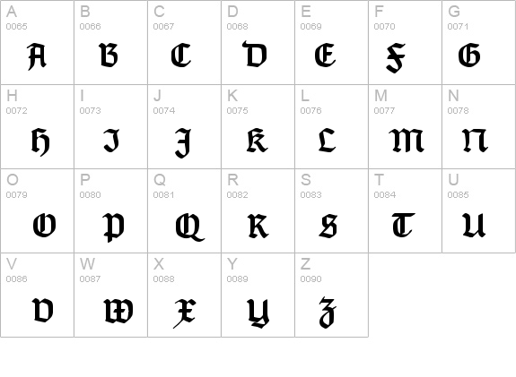 TypographerGotisch D Bold details - Free Fonts at FontZone.net