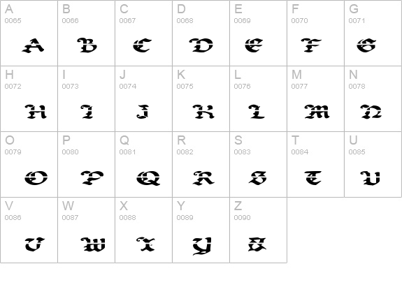 UberhÃ¶lme Lazar Expanded details - Free Fonts at FontZone.net