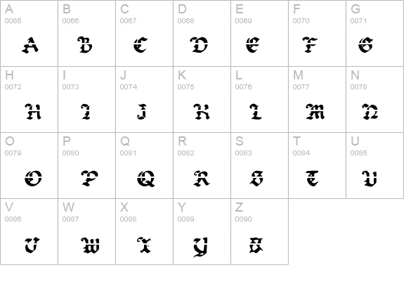 UberhÃ¶lme Lazar details - Free Fonts at FontZone.net