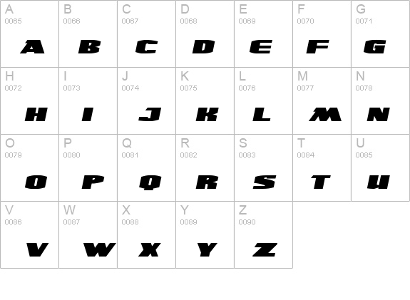 UltraViolent BB Italic details - Free Fonts at FontZone.net