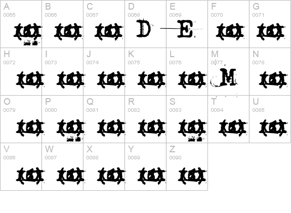 uncletypewriter details - Free Fonts at FontZone.net