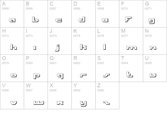 uni-sol outline details - Free Fonts at FontZone.net