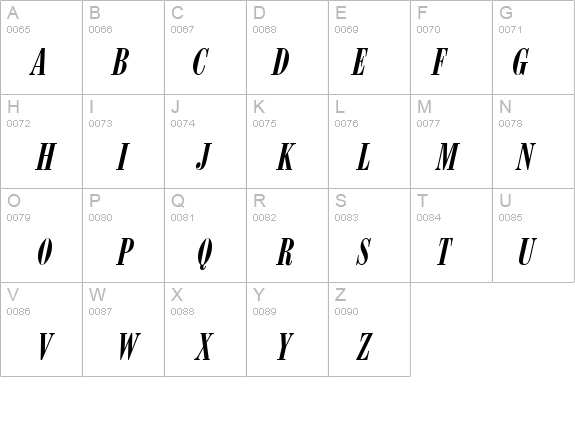 Update 537 Italic details - Free Fonts at FontZone.net