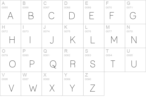 Upper Lane Light details - Free Fonts at FontZone.net