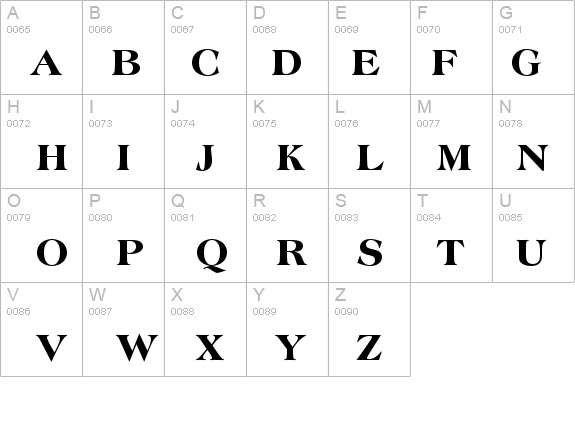 URWAmericanaTExtBol details - Free Fonts at FontZone.net