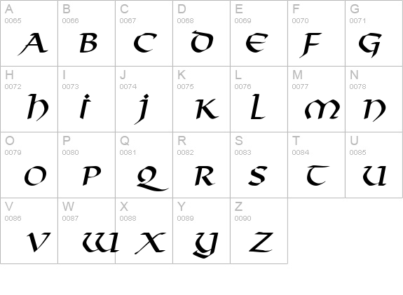 Valhalla Italic details - Free Fonts at FontZone.net