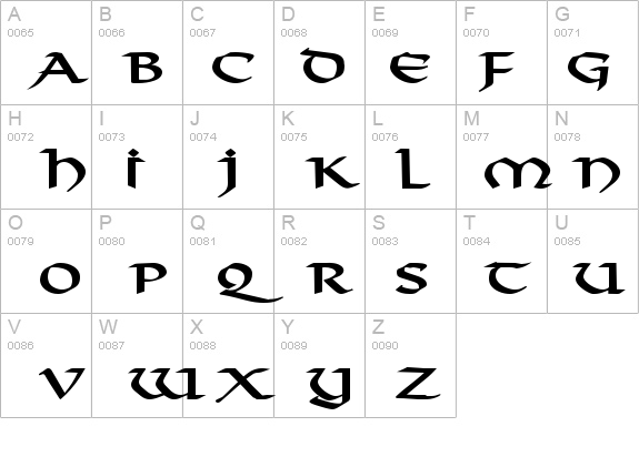 Valhalla Wide Bold details - Free Fonts at FontZone.net