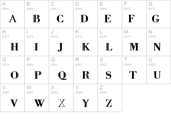 VangardOpen Regular details - Free Fonts at FontZone.net