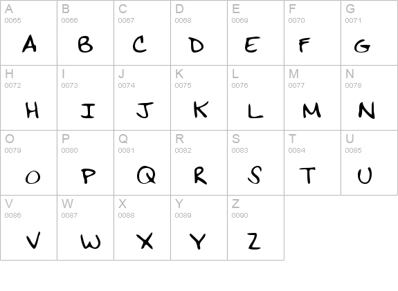 VansHand Regular details - Free Fonts at FontZone.net