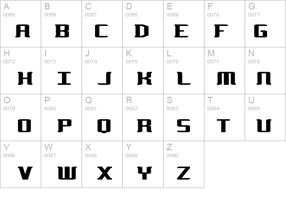 Variance BRK details - Free Fonts at FontZone.net
