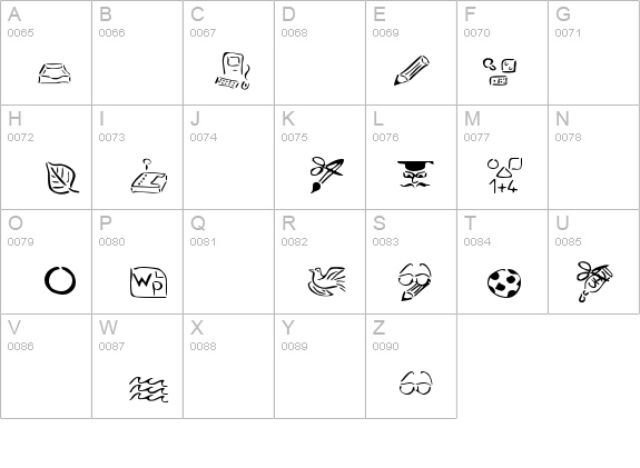 VeenPikto details - Free Fonts at FontZone.net
