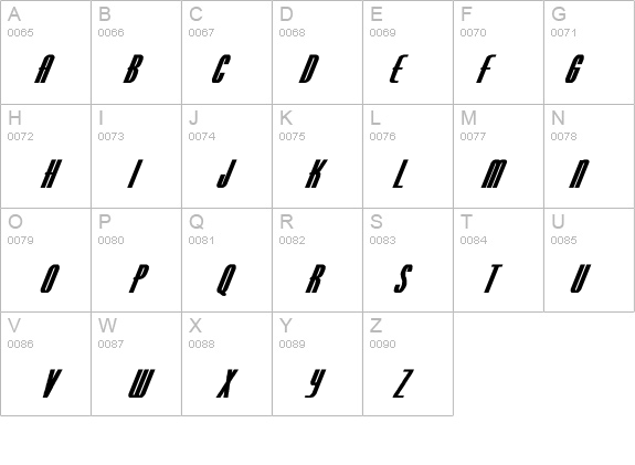 Venus-Normal Ex Bold Italic details - Free Fonts at FontZone.net