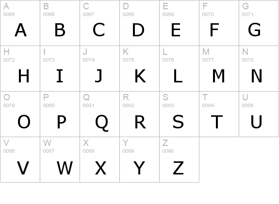 Verdana Ref details - Free Fonts at FontZone.net