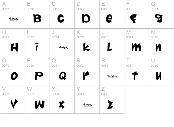 Vertigirl details - Free Fonts at FontZone.net