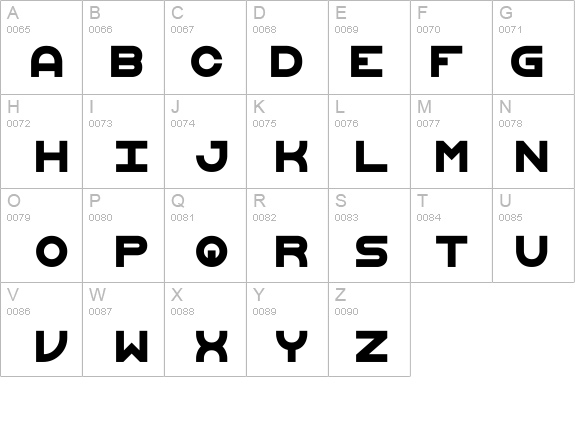 Vertigo Upright 2 BRK details - Free Fonts at FontZone.net