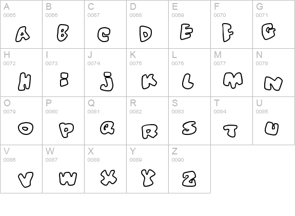 Vitamin outlined details - Free Fonts at FontZone.net