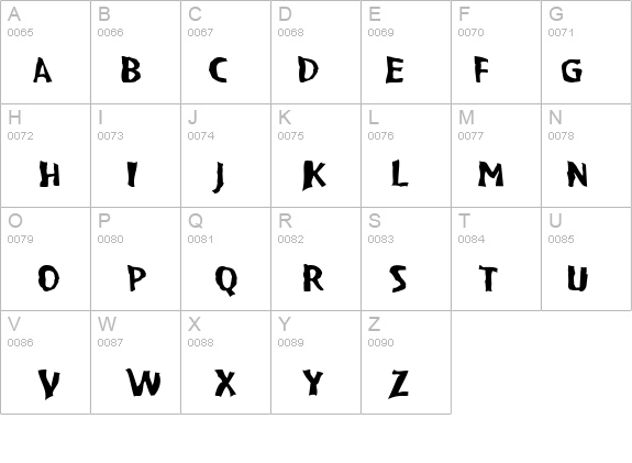 VTC BadPaint Regular details - Free Fonts at FontZone.net