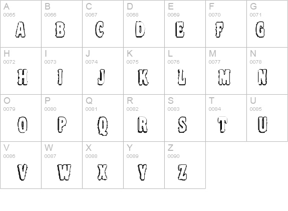 VTC NightOfTheDrippyDeadOuttie details - Free Fonts at FontZone.net
