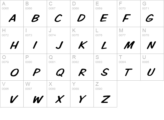 VTCKomixationCapsItalic details - Free Fonts at FontZone.net