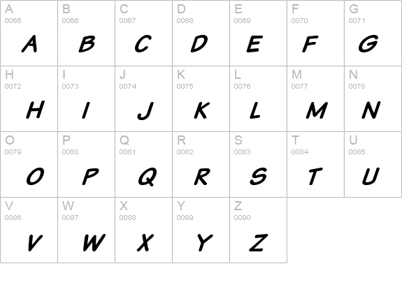 VTCSundaykomixcapsboldItalic details - Free Fonts at FontZone.net