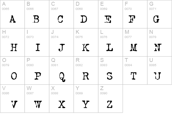 VTPortableRemington details - Free Fonts at FontZone.net