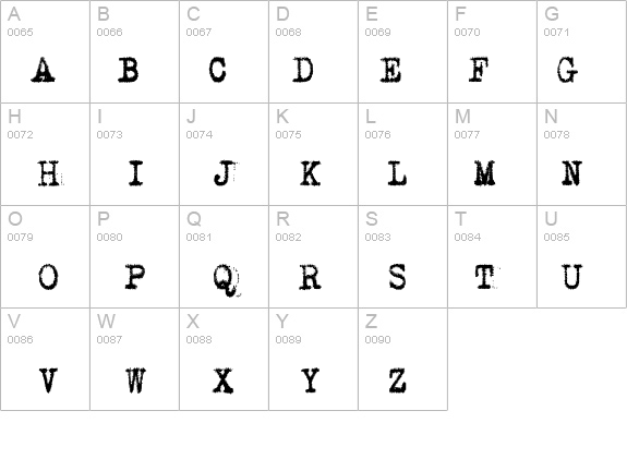 VTypewriter SmithUpright details - Free Fonts at FontZone.net