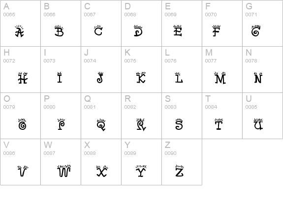 Waker details - Free Fonts at FontZone.net