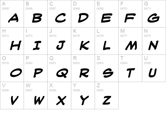 WebLetterer BB Bold details - Free Fonts at FontZone.net