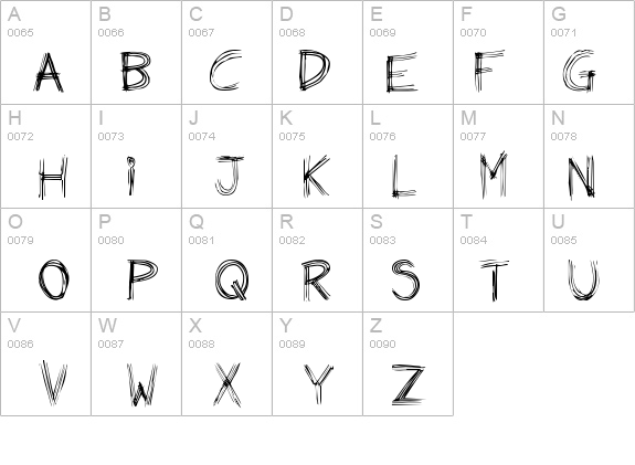 Weirdo details - Free Fonts at FontZone.net