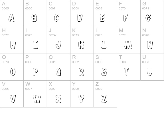 Whatafont Shadow details - Free Fonts at FontZone.net