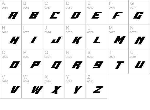 Whiskey Bravo Victor Ex details - Free Fonts at FontZone.net