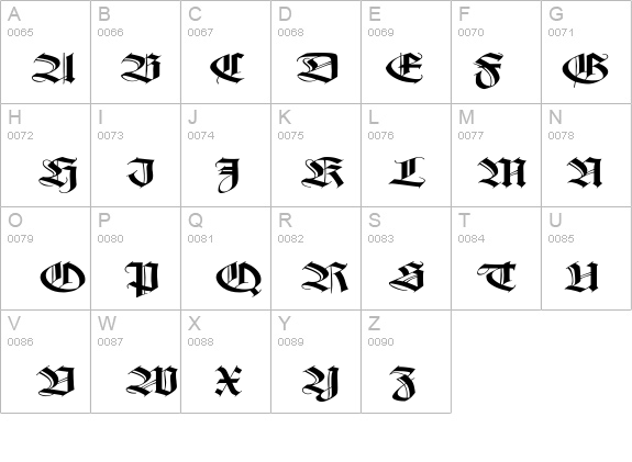 WilhelmKlingsporGotisch Ex details - Free Fonts at FontZone.net
