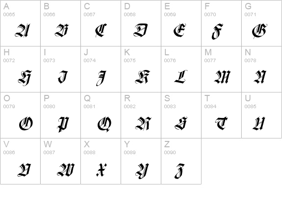 WilhelmKlingsporGotisch Italic details - Free Fonts at FontZone.net