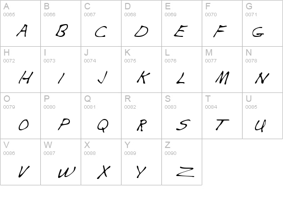 WilsonsHand Regular details - Free Fonts at FontZone.net