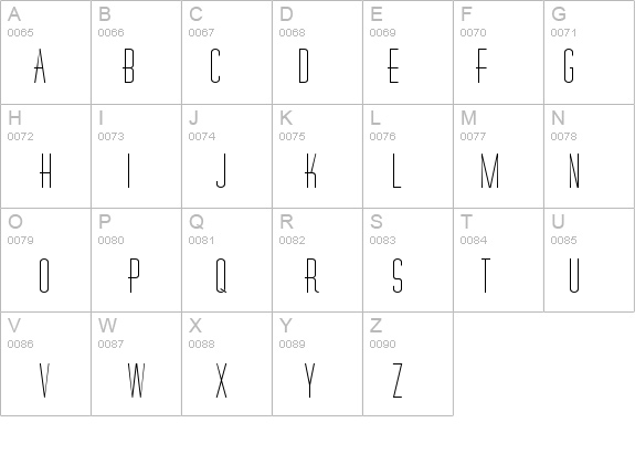 Wire-Extended Normal details - Free Fonts at FontZone.net
