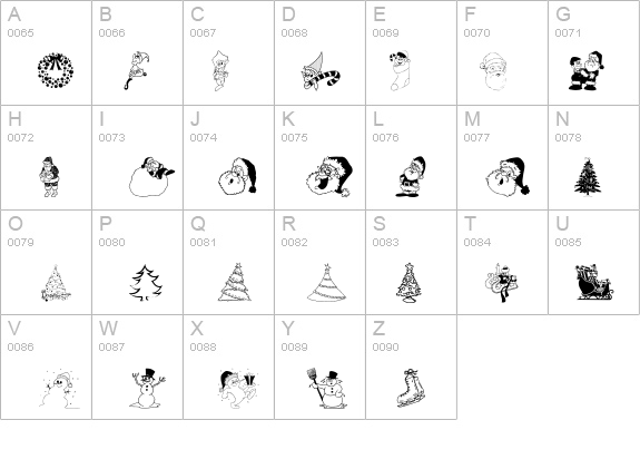 wmchristmas1 details - Free Fonts at FontZone.net