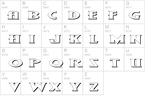 Wolf's Bane Expanded Outline details - Free Fonts at FontZone.net