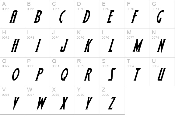 Wolf's Bane Italic details - Free Fonts at FontZone.net