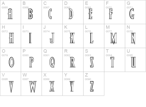 Wolf's Bane Outline details - Free Fonts at FontZone.net