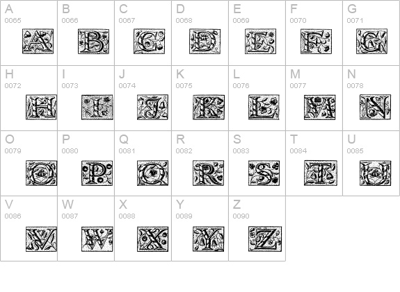 WolnoughCapitals details - Free Fonts at FontZone.net