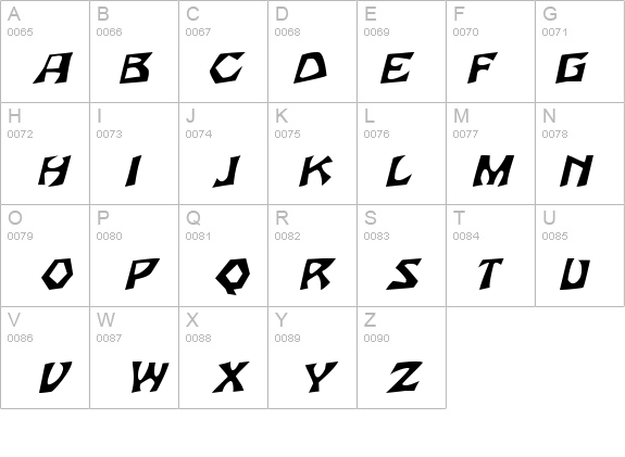 Woodcut-Extended Italic details - Free Fonts at FontZone.net