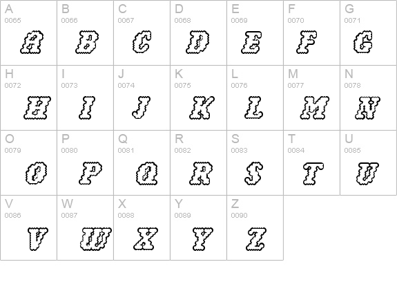 WoollyOutline details - Free Fonts at FontZone.net