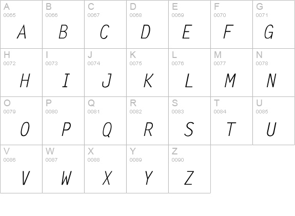 Word Gothic details - Free Fonts at FontZone.net