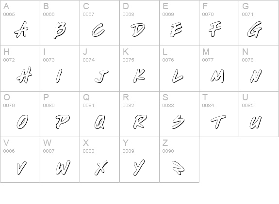 Write Off Outline details - Free Fonts at FontZone.net