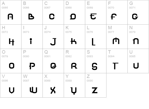 Yerevan details - Free Fonts at FontZone.net
