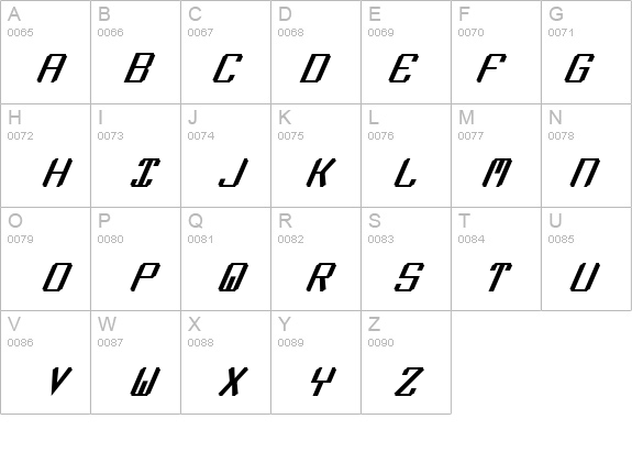 Zee Lance Italic details - Free Fonts at FontZone.net