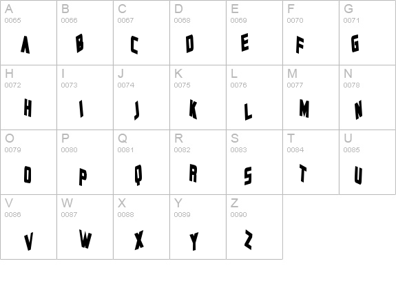 Zero Gravity Bold details - Free Fonts at FontZone.net